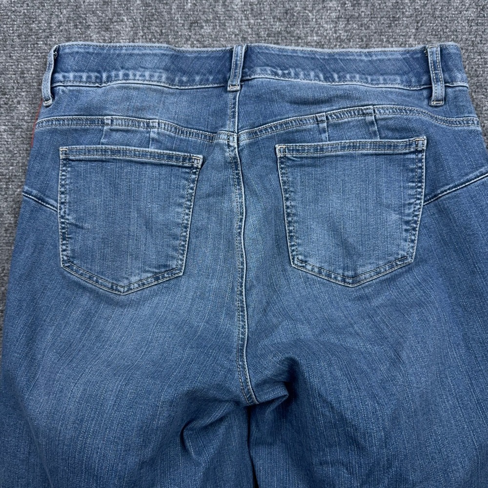Torrid Bombshell Flare Jeans Women 14XT Gramercy Wash Premium Stretch High Rise - Picture 5 of 10